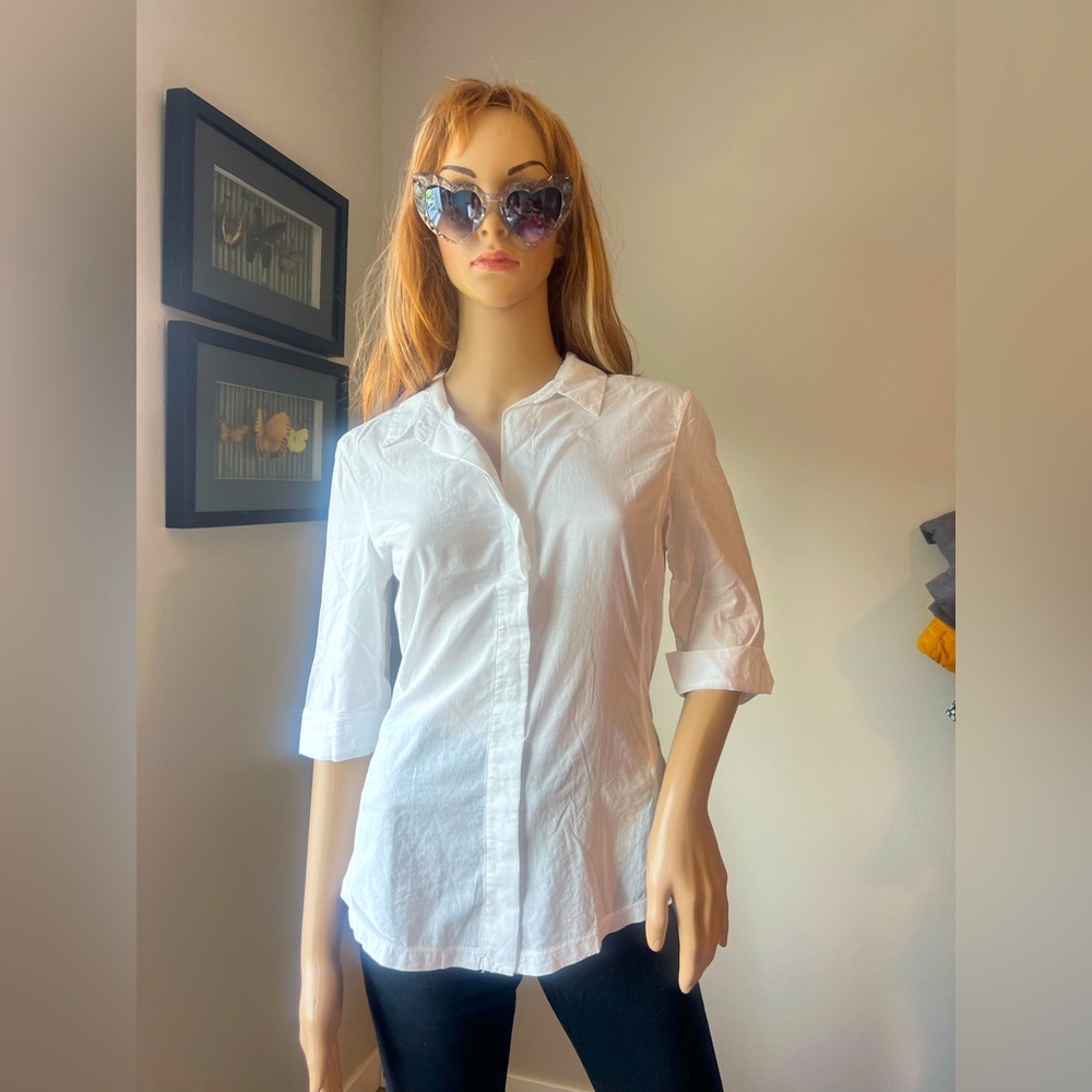 James Perse Cotton White bottom shirt